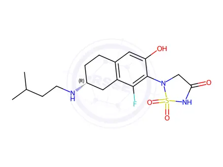 Chemical structure of Osunprotafib