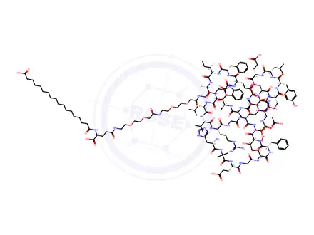 Chemical structure of Semaglutide impurity 51