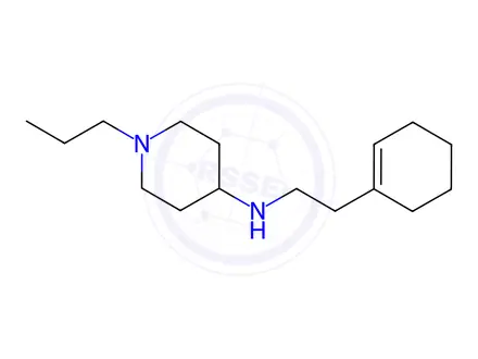 Chemical structure of N-(2-(cyclohex-1-en-1-yl)ethyl)-1-propylpiperidin-4-amine