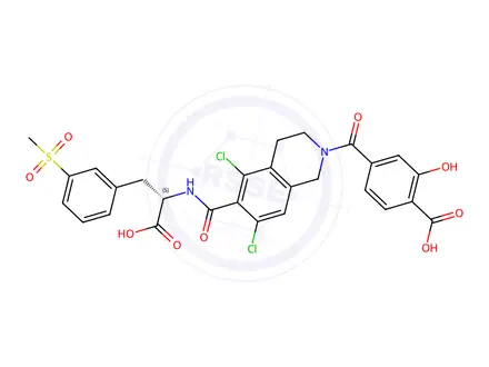 Chemical structure of Lifitegrast Impurity 3