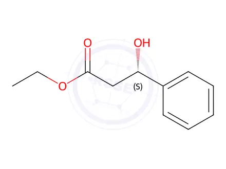 Chemical structure of Ethyl (3S)-3-hydroxy-3-phenylpropanoate