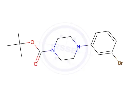 Chemical structure of 1-Boc-4-(3-bromophenyl)piperazine