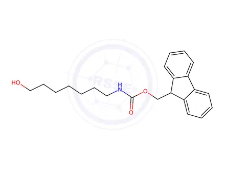 Chemical structure of (9H-Fluoren-9-yl)methyl (7-hydroxyheptyl)carbamate