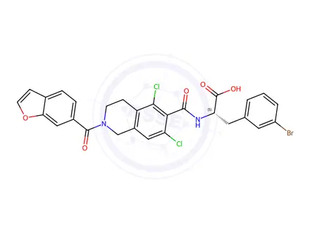 Chemical structure of Lifitegrast Impurity 33