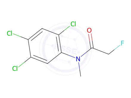 Chemical structure of 2-Fluoro-N-methyl-2',4',5'-trichloroacetanilide
