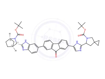 Chemical structure of Ledipasvir Impurity 47