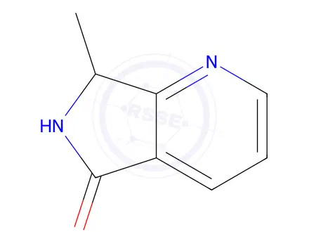 Chemical structure of 7-Methyl-6,7-dihydro-5H-pyrrolo[3,4-b]pyridin-5-one