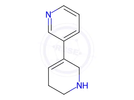 Chemical structure of 3-(1,2,5,6-tetrahydropyridin-3-yl)pyridine dihydrochloride