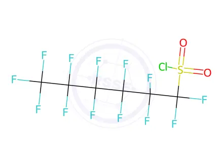 Chemical structure of 1-Hexanesulfonyl chloride, 1,1,2,2,3,3,4,4,5,5,6,6,6-tridecafluoro-