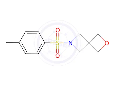 Chemical structure of 6-[(4-Methylphenyl)sulfonyl]-2-oxa-6-azaspiro[3.3]heptane