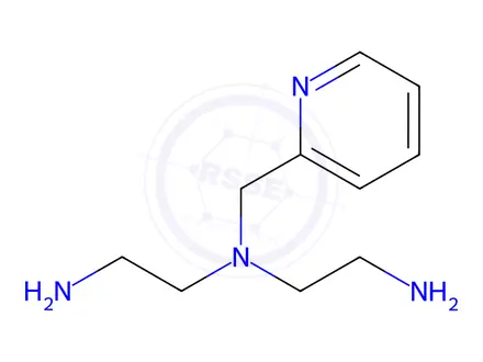 Chemical structure of N'-(2-aminoethyl)-N'-(pyridin-2-ylmethyl)ethane-1,2-diamine