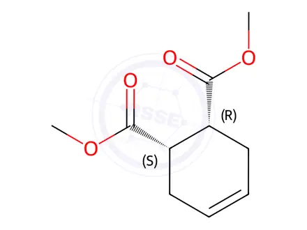 Chemical structure of Dimethylcis-1,2,3,6-Tetrahydrophthalate