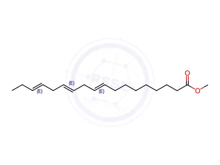 Chemical structure of Linolenic Acid Methyl Ester