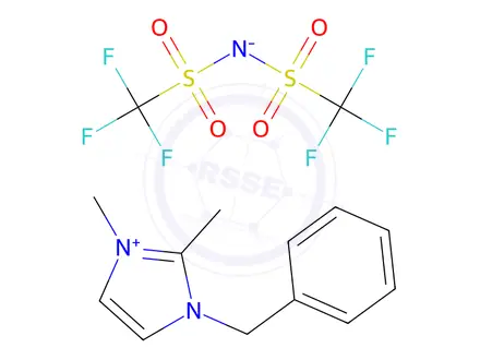 Chemical structure of BzDMIMNTF2