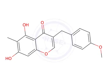 Chemical structure of Ophiopogonone B