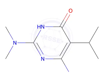 Chemical structure of 6-Amino-2-(dimethylamino)-5-isopropylpyrimidin-4(3h)-one