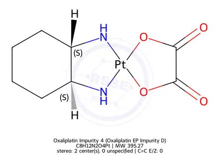 Chemical structure of Oxaliplatin Impurity 4 (Oxaliplatin EP Impurity D)