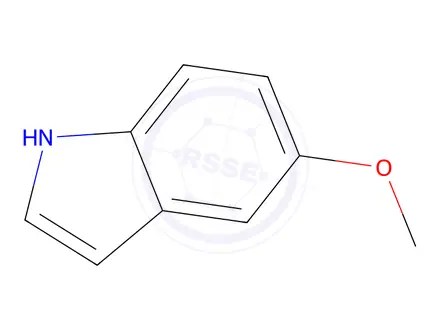 Chemical structure of 5-Methoxyindole