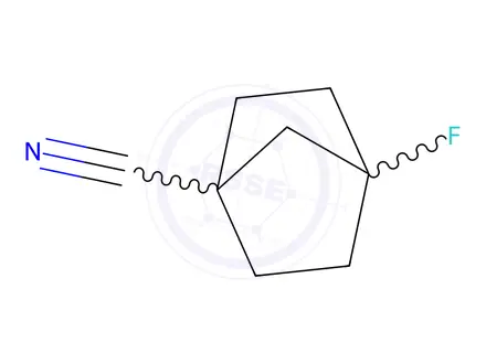 Chemical structure of 4-Fluorobicyclo[2.2.1]heptane-1-carbonitrile