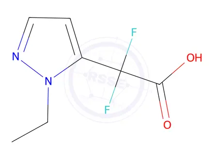 Chemical structure of 2-(1-Ethyl-1h-pyrazol-5-yl)-2,2-difluoroacetic acid