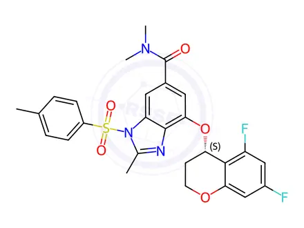 Chemical structure of N-tosyl Tegoprazan