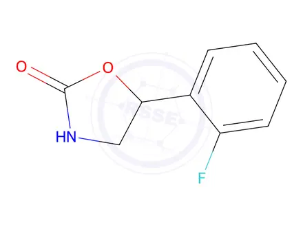 Chemical structure of 5-(2-Fluorophenyl)oxazolidin-2-one