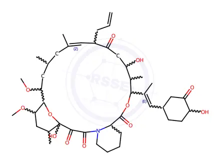 Chemical structure of Tacrolimus Impurity 48