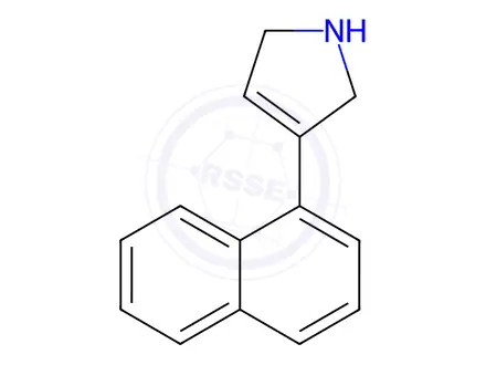 Chemical structure of 3-(Naphthalen-1-yl)-2,5-dihydro-1H-pyrrole