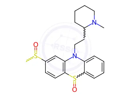 Chemical structure of Thioridazine Impurity 4 (Thioridazine EP Impurity D)
