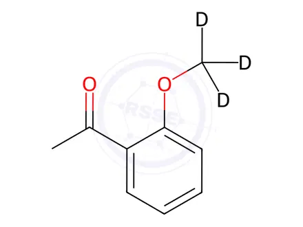Chemical structure of 1-[2-(METHOXY-D3)PHENYL]ETHAN-1-ONE
