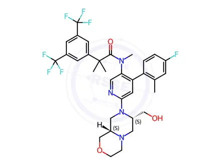 Chemical structure of Elinzanetant