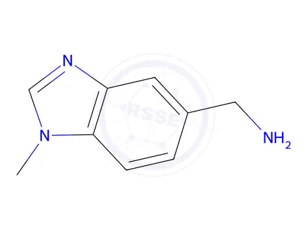 Chemical structure of (1-Methyl-1h-1,3-benzodiazol-5-yl)methanamine