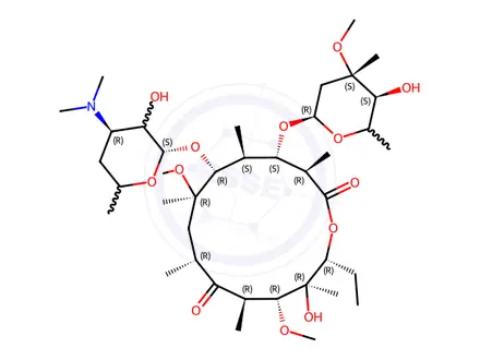 Chemical structure of Clarithromycin EP Impurity E (Clarithromycin USP Related Compound A)