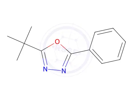 Chemical structure of 2-(tert-Butyl)-5-phenyl-1,3,4-oxadiazole