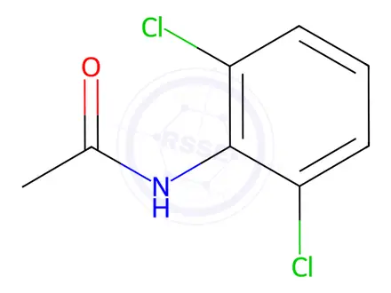 Chemical structure of 2`,6`-Dichloroacetanilide