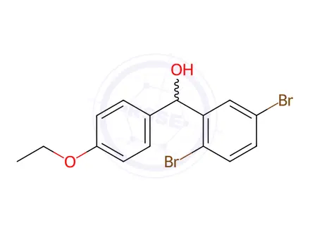 Chemical structure of (2,5-Dibromophenyl)(4-ethoxyphenyl)methanol