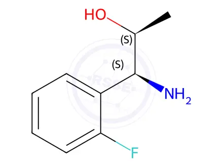Chemical structure of (1S,2S)-1-AMINO-1-(2-FLUOROPHENYL)PROPAN-2-OL