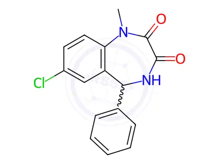 Chemical structure of Temazepam EP impurity F