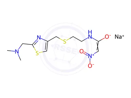 Chemical structure of Nizatidine EP Impurity E (Sodium Salt)