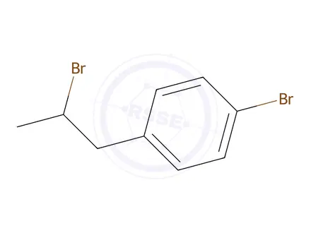 Chemical structure of 1-Bromo-4-(2-bromopropyl)benzene