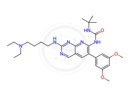 Chemical structure of PD 173074