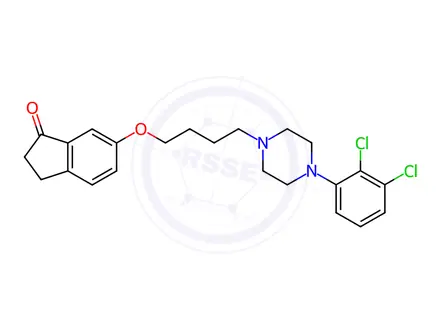 Chemical structure of Aripiprazole Indanone Impurity