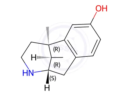 Chemical structure of dl-Normetazocine