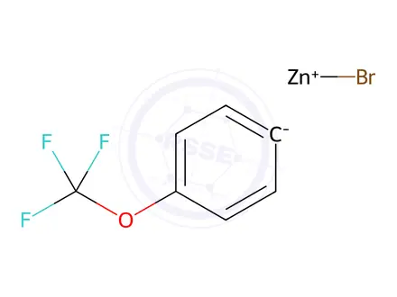 Chemical structure of (4-(Trifluoromethoxy)phenyl)zinc bromide, 0.50 M in THF