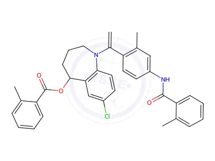 Chemical structure of Tolvaptan Impurity 58