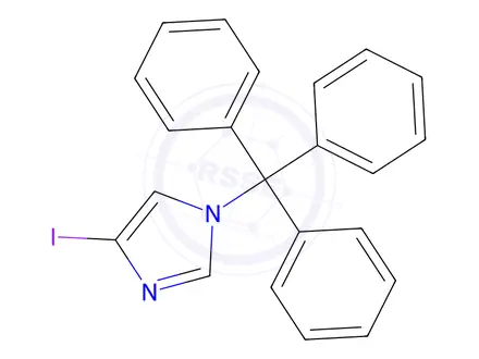 Chemical structure of 4-Iodo-1-tritylimidazole