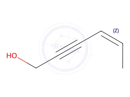 Chemical structure of (Z)-hex-4-en-2-yn-1-ol