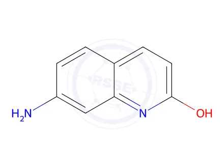 Chemical structure of 7-Aminoquinolin-2(1H)-one