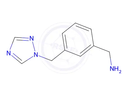 Chemical structure of (3-((1h-1,2,4-Triazol-1-yl)methyl)phenyl)methanamine