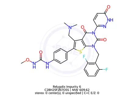 Chemical structure of O-Desmethyl Relugolix